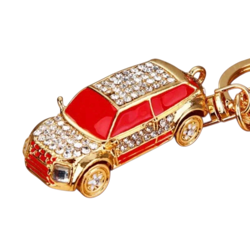 ❤️NEW! 💯❤️ this Red and Gold Car Charm with rockin' rhinestones😜🔥🎅🏿🏌‍♂️🥊⛷